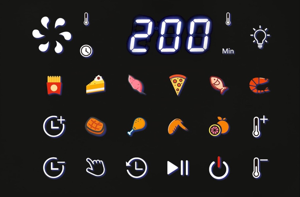 KochWerk Teplovzdušná fritéza s dotykovým displejom 14829 2